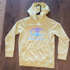 Champion Yellow Hoodie